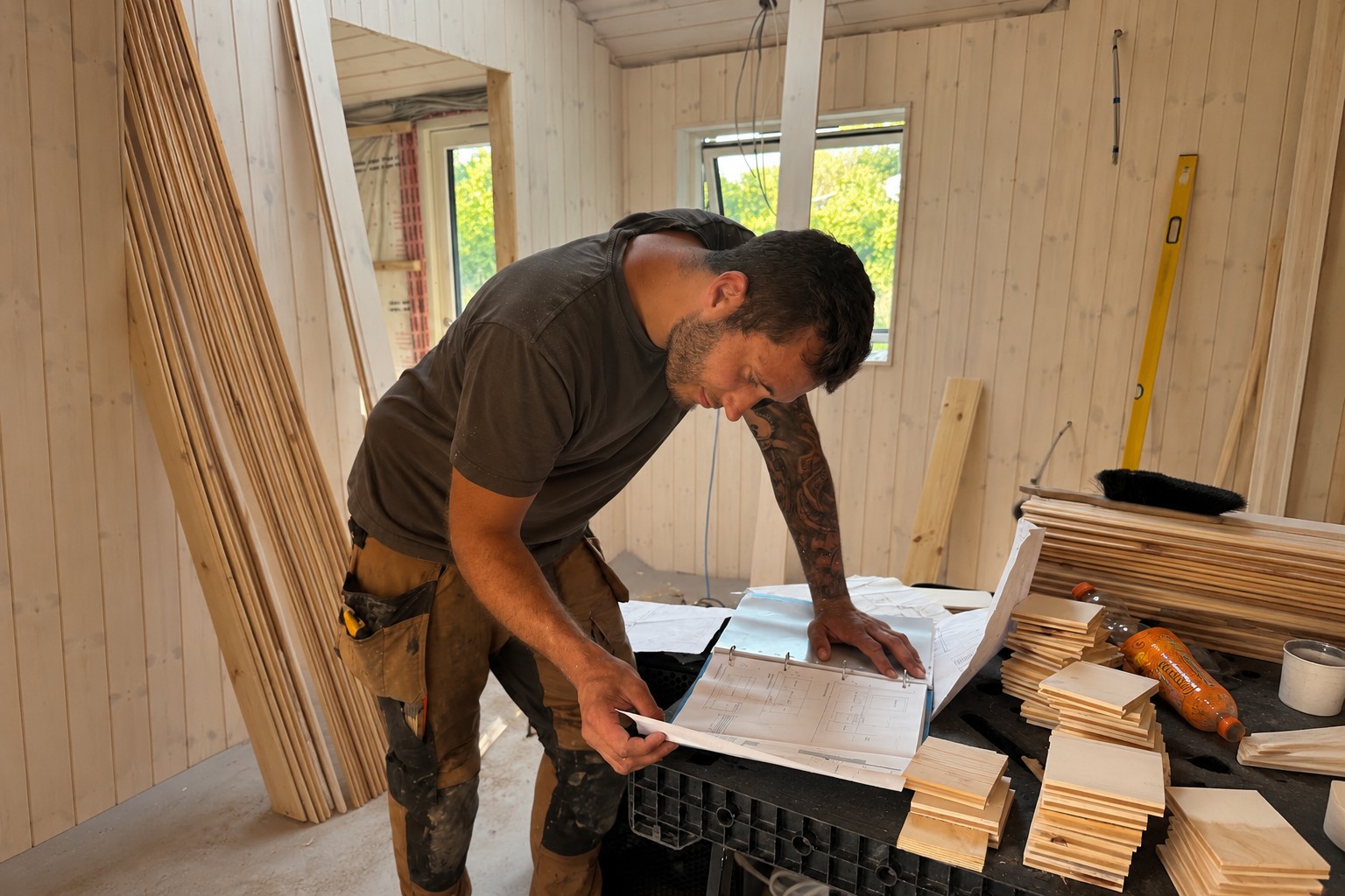 Oliver Larsen eller arbejdssituation hos O. Larsen BYG